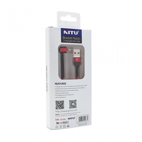 Nitu data kabl UC043 iphone lightning 1m crveni Cene