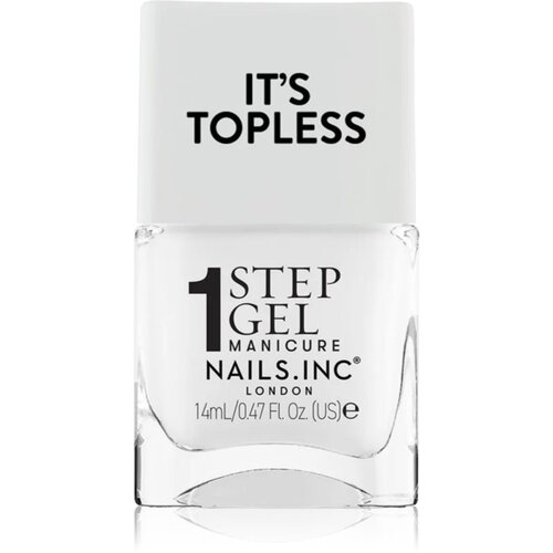 Nails Inc. It&amp;rsquo;s Topless gel lak za nokte za dugotrajni efekt nijansa Reese 14 ml Slike