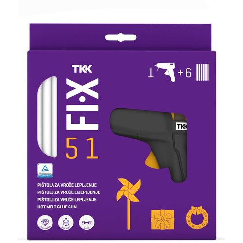 Tkk FIX 51 pištolj za vruce ljepljenje+ 6 patrona Cijene