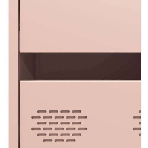VidaXL Visoka omara roza 68x39x101,5 cm jeklo Slike