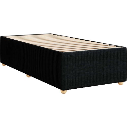  Boxspring krevet s madracem Crna 90 x 200 cm Tkanina Slike