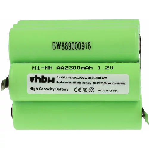 VHBW Baterija za Velux, 833297, 2300 mAh