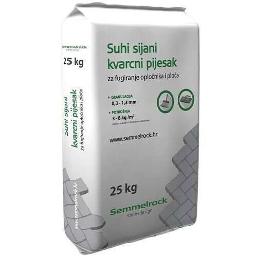 Semmelrock kvarcni pijesak (sadržaj: 25 kg, suši se vatrom) Cijene