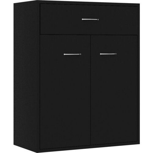 Maison Chic Komoda - Predalnik črna 60x30x75 cm inženirski les, (21716497) Slike