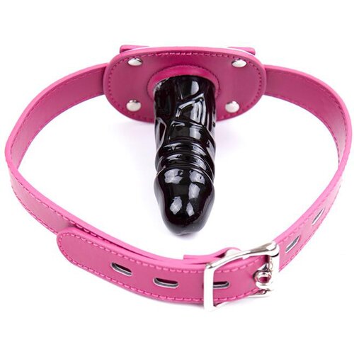 SuperLove Dildo Gag Ball Pink Cene
