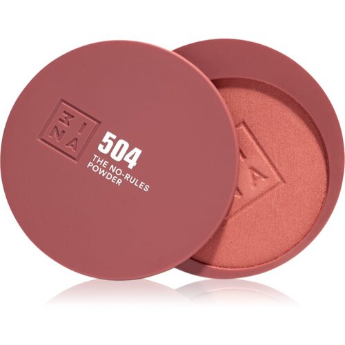 3INA The No-Rules Powder večnamensko ličilo za oči, ustnice in obraz odtenek 504 - Classic nude, shimmer 8 g Slike