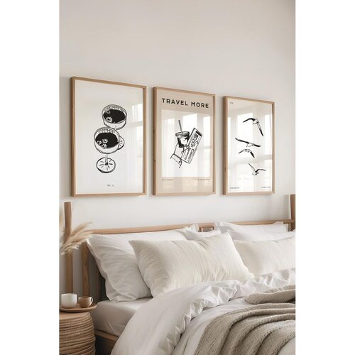 WALLXPERT Č-300519 - 3040 set dekorativnih slika u vi&scaron;e boja (3 komada) Cene