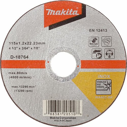 Makita B-45727 Tanak disk za odsecanje 115/22,23 mm Slike