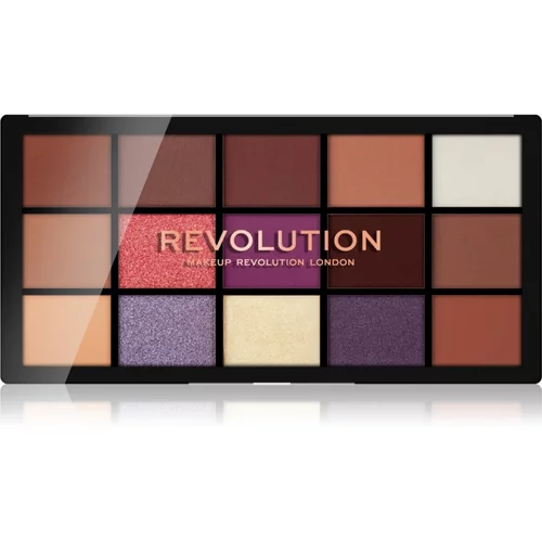 Makeup Revolution Reloaded paleta senčil za oči odtenek Visionary 15 x 1.1 g