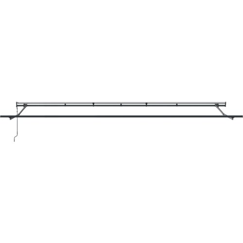 VidaXL Automatska Vučna Tenda Prugasta Narančasta 600x300 cm Slike