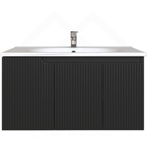 Piramida Euridika 100 H/V lavabo sa ormarićem PINO/BLACK Cene