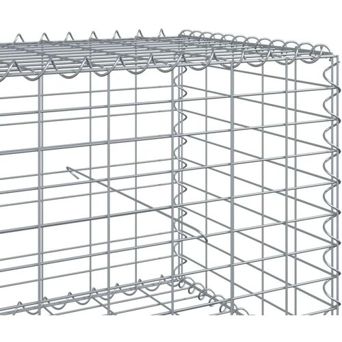 VidaXL Gabionska ko&amp;scaron;ara s poklopcem 900x50x50 cm od pocinčanog željeza Slike