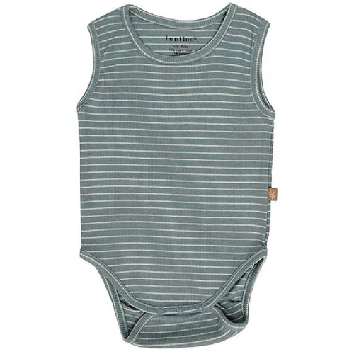 Lunilou - Rebrasti bodi bez rukava s prugama, Silver Blue/ Iced Latte Slike