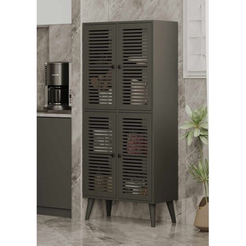 Hanah home vi&scaron;enamenski ormarić Deneb, 70 cm, sivi Cene