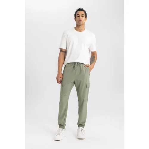 Defacto Fit Standard Fit Cargo Pocket Woven Sports Jogger Sweatpants C1883ax23wn