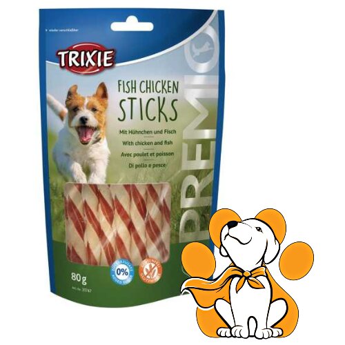 Trixie dog Premio Fish Chicken Sticks 80g, Poslastice Sa Piletinom i Ribom Cene