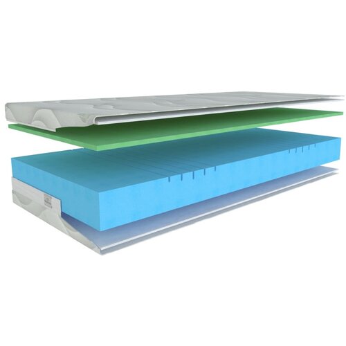 Materasso Trda/izjemno trda obojestranska/termoregulacijska vzmetnica iz pene 140x190 cm Polargel Superior &amp;ndash; Slike