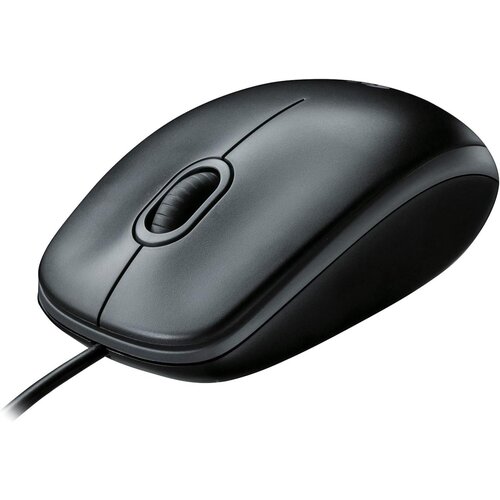 Generic žična miška logitech B100, žična usb miška za računalnike in prenosnike črna, (21121877) Cene