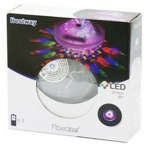 Bestway led svjetiljka za bazen (raznobojno) Slike