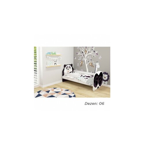ACMA vii animals krevet za decu 160x80 cm white vii + gratis dusek dezen 6 Slike