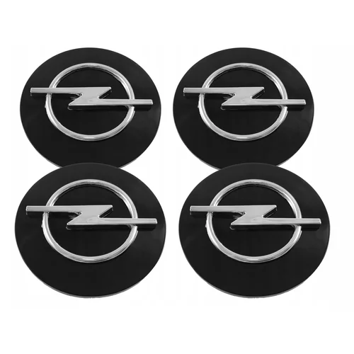 BB-Shop Črni emblemi Opel 59 mm Komplet 4 kosov, (21216689)