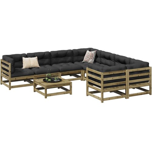  9-dijelni set vrtnih sofa od impregnirane borovine Cene