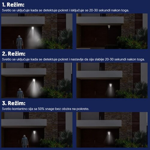  solarna led lampa sa pir senzorom 20405-5812 Slike