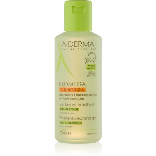 A-derma Exomega mehčalni gel za umivanje za otroke 200 ml Slike