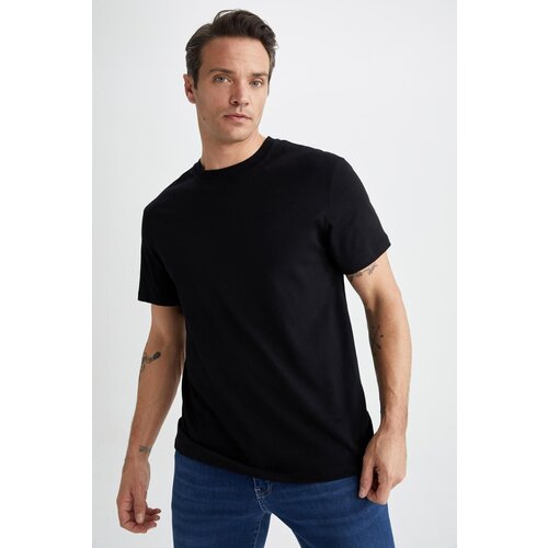 Defacto New Regular Fit Crew Neck Basic Short Sleeve 100% Cotton T-Shirt Slike