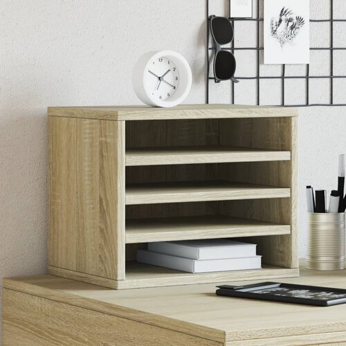 Furnova Organizator za pisalno mizo sonoma hrast 36x26x29,5 cm inž. les, (22081393) Slike