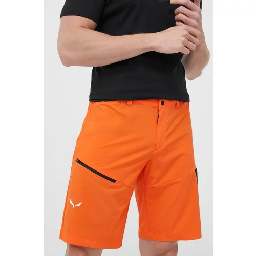Salewa Kratke outdoor hlače Pedroc Cargo 2 DST boja: narančasta
