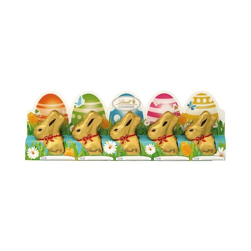 Lindt Mini zlati zajčki,mlečna čokolada Slike