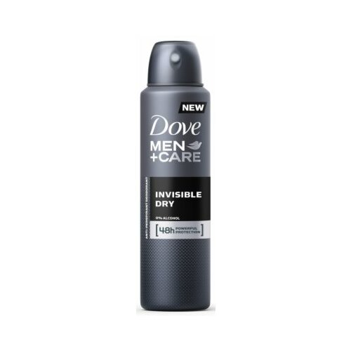 Dove men+care anti-perspirant invisible dry dezodorans sprej 150ml Slike