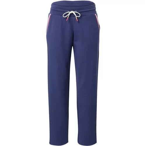 Esprit Sportske hlače mornarsko plava / crvena / bijela