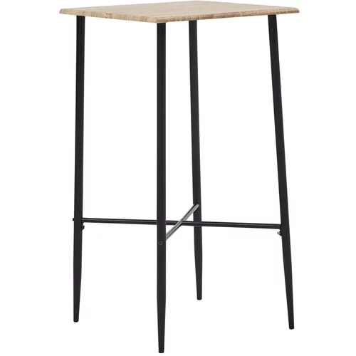 vidaXL Barski stol boja hrasta 60 x 60 x 111 cm MDF
