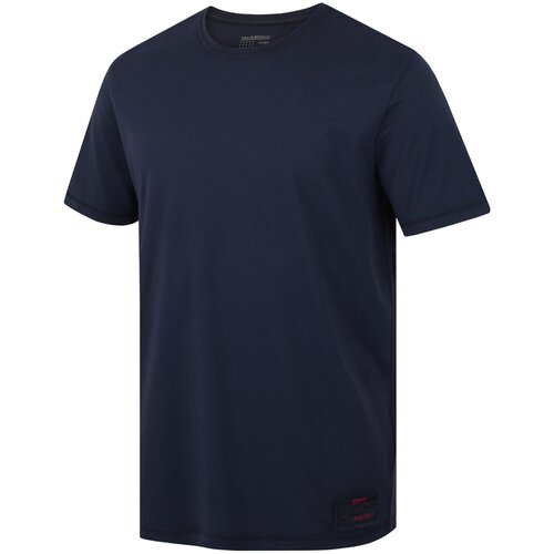 Husky Men&amp;#039;s cotton T-shirt Tee Base M dark blue Slike