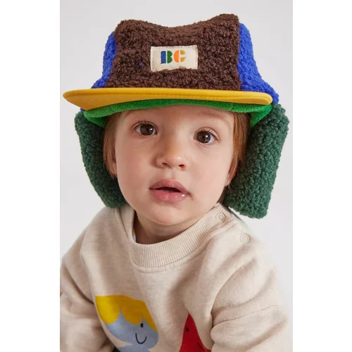 Bobo Choses Dječja kapa boja: zelena, od debelog pletiva