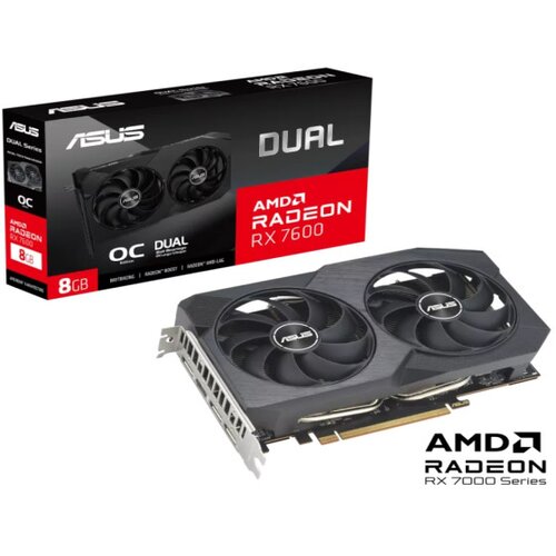  SVGA PCIE ASUS DUAL-RX7600-O8G-V2 GDDR6 8GB 128bit Cene