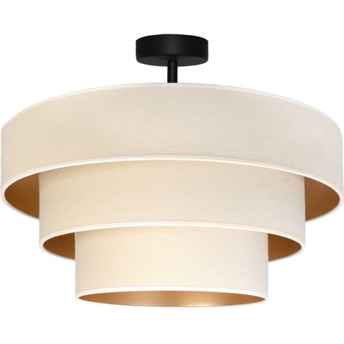 Brilagi plafonski luster luneta 1xE27/60W/230V prečnik 40 cm krem/zlatna Slike