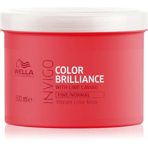 Wella Professionals Invigo Color Brilliance vlažilna maska za tanke do normalne lase 500 ml