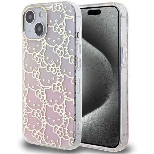 Hello Kitty OVITEK ZA IPHONE 15 ROZA IML GRADIENT, (21898871) Slike