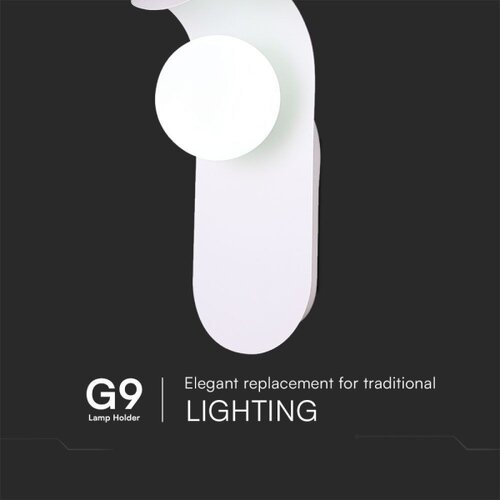  Zidna lampa 1xG9/5W/230V bela Slike