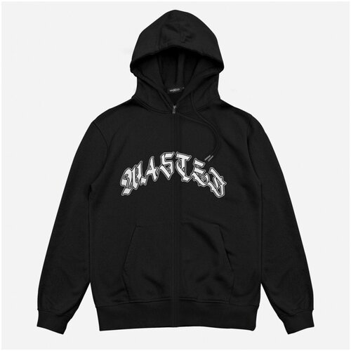 Wasted Lethal zip hoodie Crna Cijene