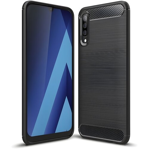 IZMAEL.eu Futrola Carbon Shield TPU za Samsung Galaxy A01/Galaxy M01 - Crna Cene