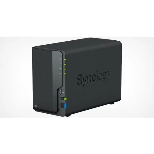 Synology DiskStation DS223, Tower, 2-bays 3.5'' SATA HDD/SSD, CPU 4-core 1.7 GHz, 2 GB DDR4 non-ECC, RJ-45 1GbE LAN Port, 3 x USB 3.2 Gen 1 Port, 1.28 kg, 2y - DS223