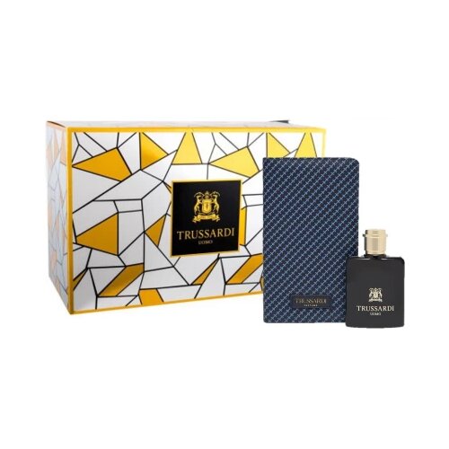 Trussardi Mu&amp;scaron;ki set Uomo, EDT, 50 ml + Futrola za paso&amp;scaron;, Plava Slike