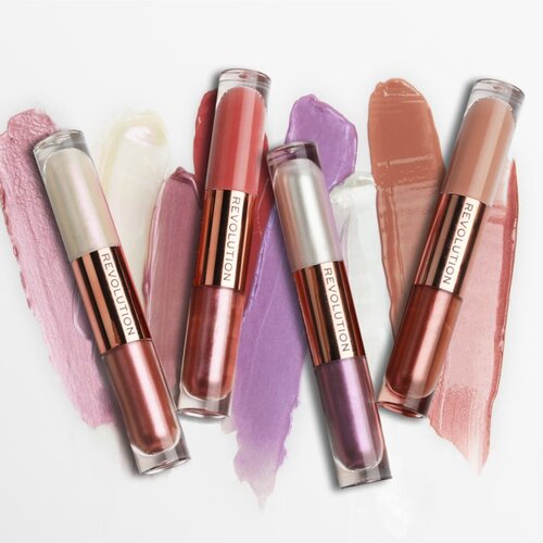Makeup Revolution Double Up tekuće sjenilo za oči 2 u 1 nijansa Infatuated Rose Gold 2x2,2 ml Cijene