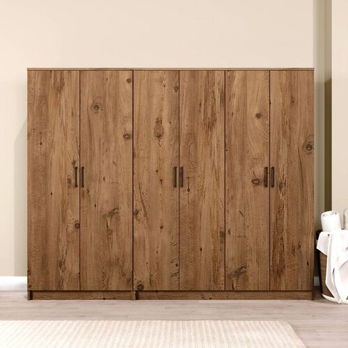 Hanah home kardelen 1600-126 atlantic pine wardrobe Cene