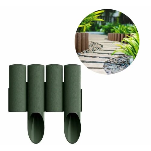 Green-split Zelene palisade iz umetne mase 23x25,5 cm Robovi za travo in grede, (5000218377) Slike