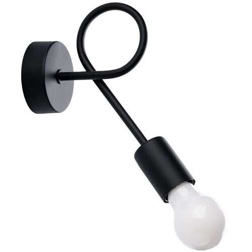 Sollux Lighting Stenska svetilka LEVAR črna, (21347337) Cene
